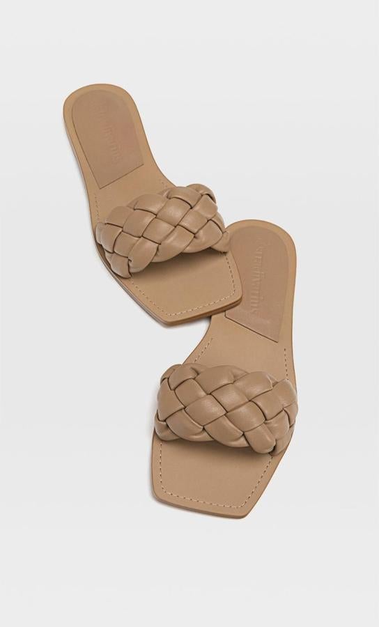 Sandalias discount marrones stradivarius